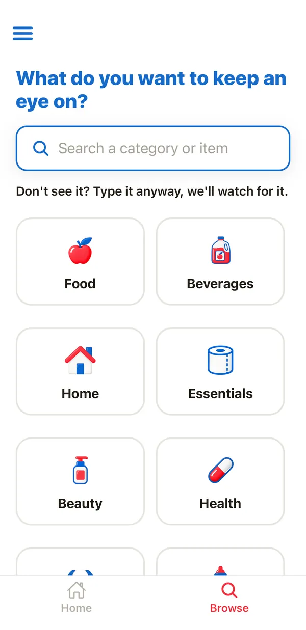 Browse/search — finding something to watch